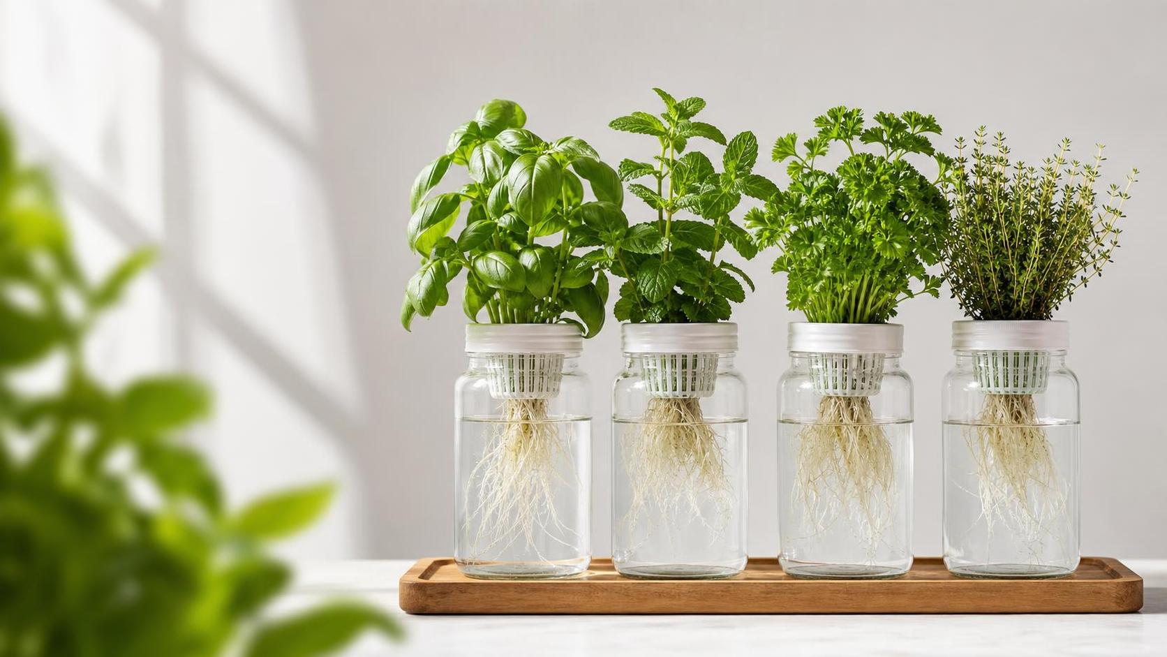 Kratky-Methode für Kräuter: Passiver erdloser Anbau ohne Strom