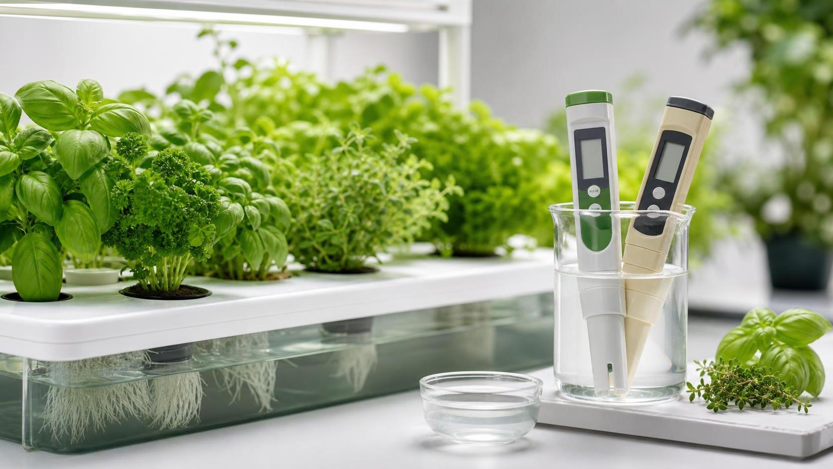 pH- und EC-Wert in der Hydroponik: Die wichtigsten Messgrößen für Kräuter
